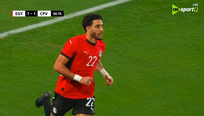 هدف عمر مرموش في مرمي كاب فيردي