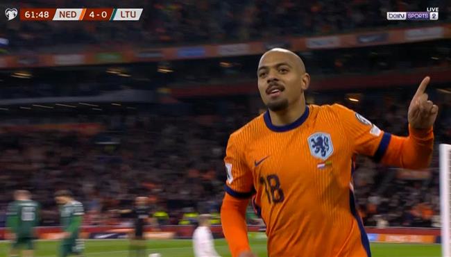 هدف مالين الرائع في مرمي لتوانيا بتصفيات كأس العالم