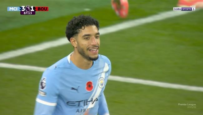 ملخص لمسات عمر مرموش في مباراة مانشستر سيتي وبورنموث بالدوري الانجليزي