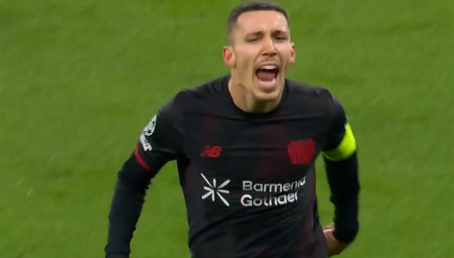 هدف باير ليفركوزن الاول في مرمي مانشستر سيتي بدوري ابطال اوروبا