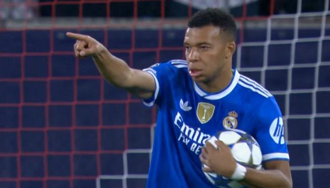 هدف مبابي الاول في مرمي اولمبياكوس بدوري ابطال اوروبا