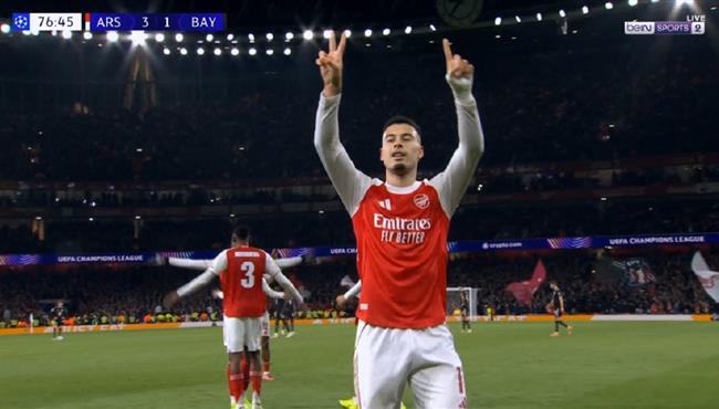 هدف جابرييل مارتينيلي الرائع في مرمي بايرن ميونخ بدوري ابطال اوروبا