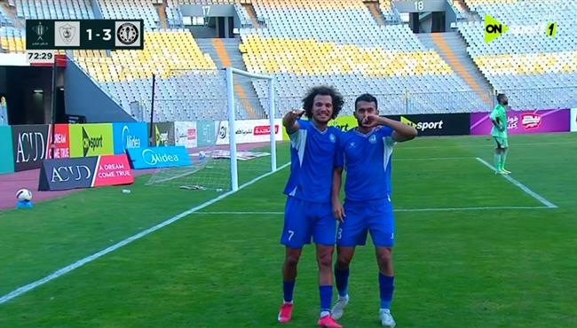 هدف سمير فكري في مرمي غزل المحلة بكأس مصر
