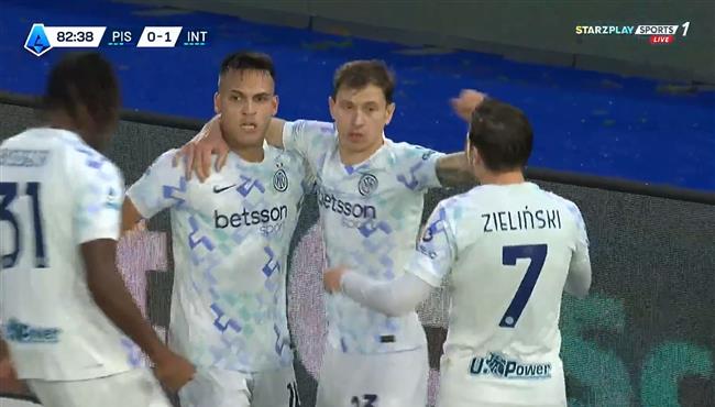 اهداف مباراة انتر ميلان وبيزا 2 0 الدوري الايطالي