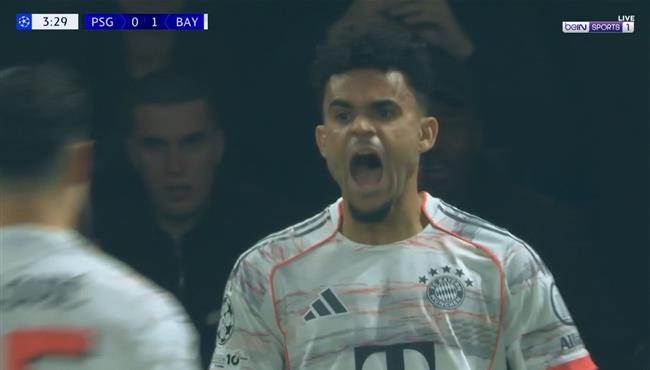 هدف لويس دياز الاول في مرمي باريس سان جيرمان بدوري ابطال اوروبا