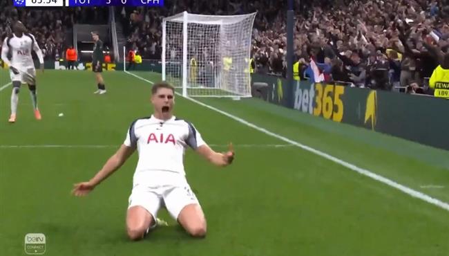 هدف فان دي فين الاسطوري في مرمي كوبنهاجن بدوري ابطال اوروبا