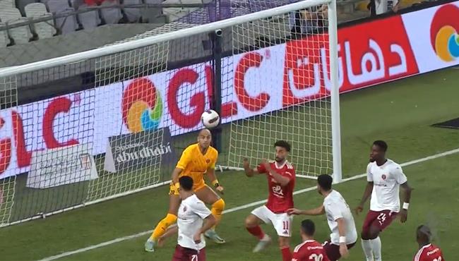 احمد عبد القادر كاد ان يسجل هدف امام سيراميكا كليوباترا