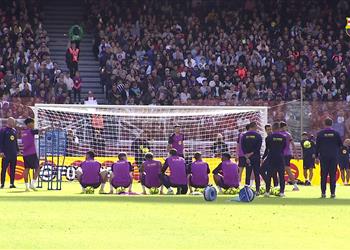 فيديو أخبار سارة في تدريبات برشلونة بعد عودته لملعب كامب نو