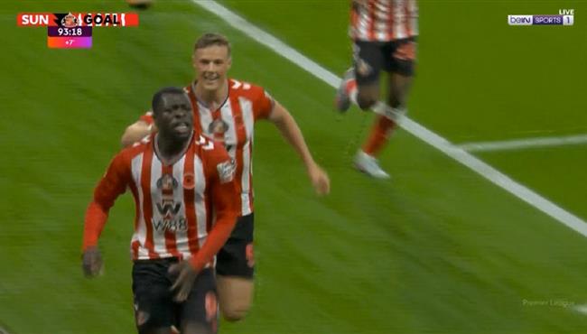 هدف تعادل سندرلاند القاتل الرائع مع ارسنال 2 2 الدوري الانجليزي