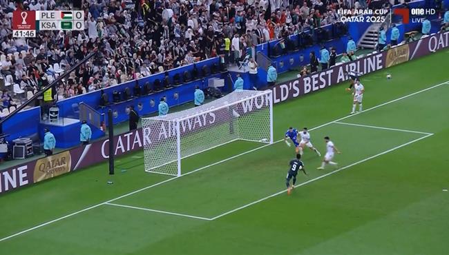 حامد حمدان ينقذ مرماه من هدف محقق للسعودية بكاس العرب