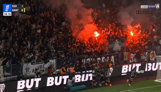 اهداف مباراة نانت وانجيه 1 4 الدوري الفرنسي