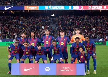 فيديو جماهير برشلونة توجه رسالة ساخرة إلى تشابي ألونسو أمام أوساسونا