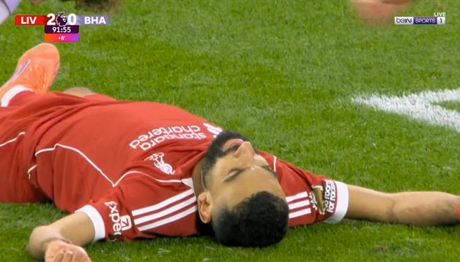 محمد صلاح يهدر هدف محقق لليفربول امام برايتون بالدوري الانجليزي