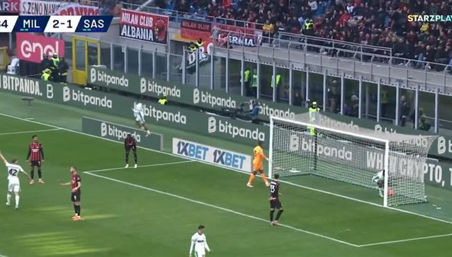 اهداف مباراة ميلان وساسولو 2 2 الدوري الايطالي