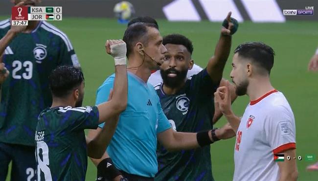 هل حرم الحكم السعودية من ركلة جزاء امام الاردن بكأس العرب