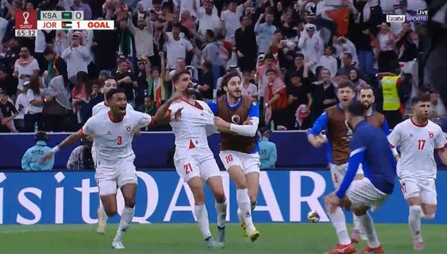 هدف فوز الاردن علي السعودية 1 0 كأس العرب