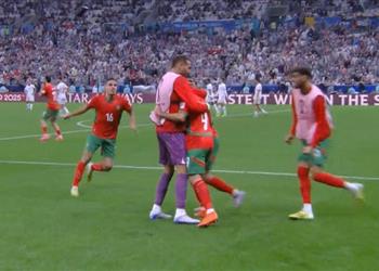 فيديو عبد الرزاق حمد لله يسجل هدف المغرب الثالث أمام الأردن