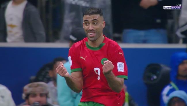 هدف عبد الرزاق حمد الله الثاني في مرمي الاردن بنهائي كاس العرب