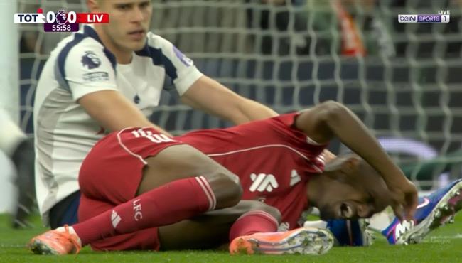 هدف ايزاك في مرمي توتنهام واصابته القوية