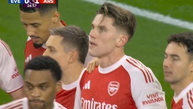 هدف فوز ارسنال علي ايفرتون 1 0 الدوري الانجليزي