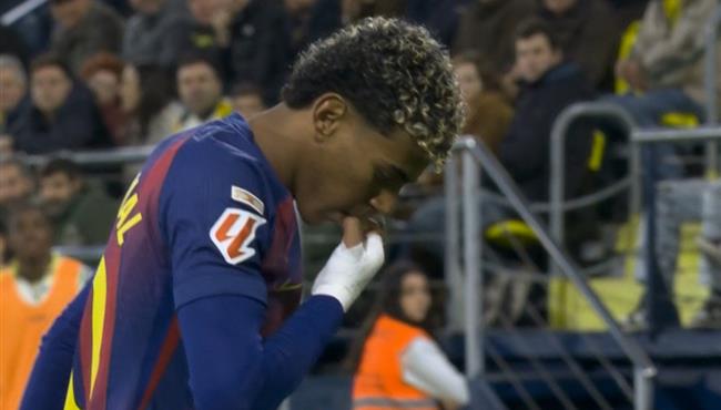 هدف لامين يامال في مرمي فياريال بالدوري الاسياني