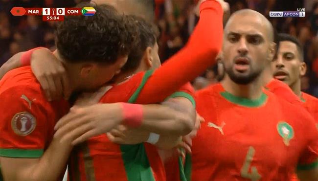 اهداف مباراة المغرب وجزر القمر 2 0 افتتاح كأس أمم افريقيا