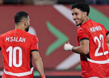 هالاند يتفاعل مع عمر مرموش ومحمد صلاح بعد فوز مصر على زيمبابوي