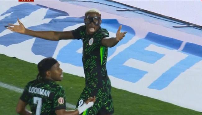 هدف فيكتور اوسيمين الملغي امام تونس بكأس أمم أفريقيا