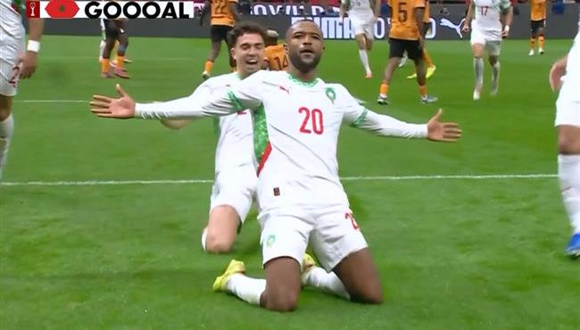 هدف أيوب الكعبي الاول في مرمي زامبيا بكأس أمم أفريقيا