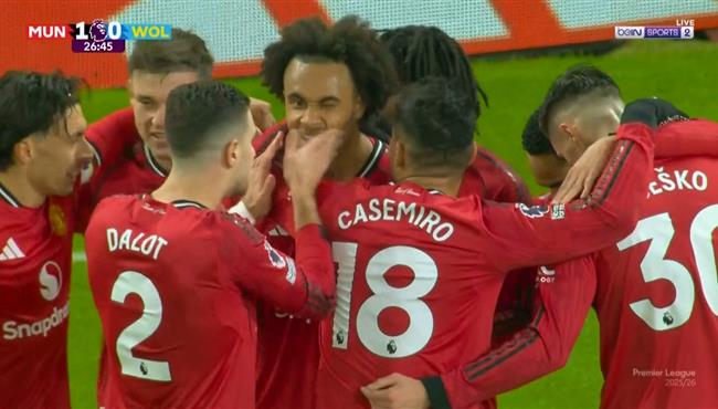 اهداف مباراة مانشستر يونايتد وولفرهامبتون 1 1 الدوري الانجليزي