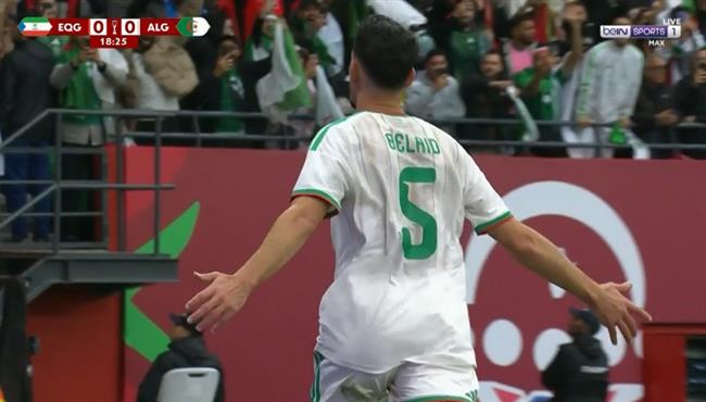 هدف زين الدين بلعيد في مرمي غينيا الاستوائية بكأس أمم أفريقيا