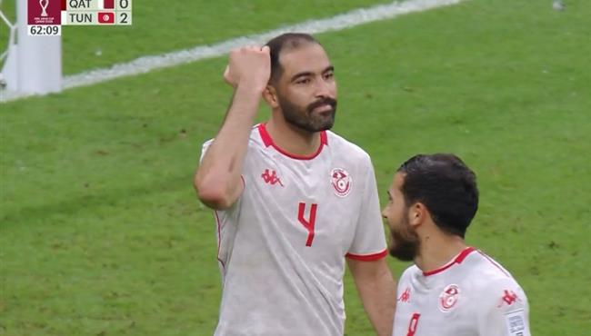 هدف تونس الثاني في مرمي قطر بكاس العرب
