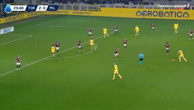 هدف رابيو الصاروخي في مرمي تورينو بالدوري الايطالي