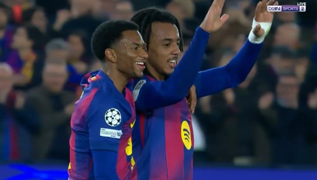 هدف كوندي الثاني في مرمي اينتراخت فرانكفورت اسيست لامين يامال