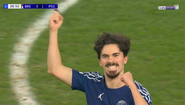 هدف باريس سان جيرمان في مرمي بريست بدوري ابطال اوروبا