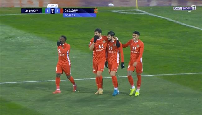 اهداف مباراة شباب الاهلي والوحدات 2 0 دوري ابطال اسيا