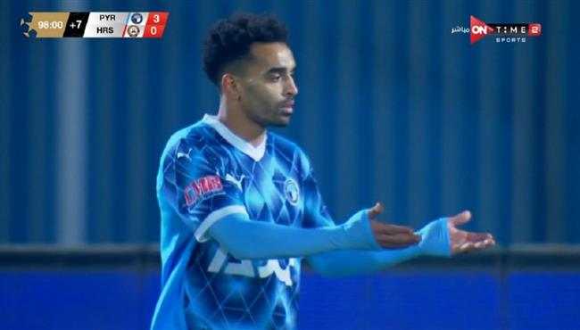 هدف يوسف اوباما في مرمي حرس الحدود بالدوري المصري