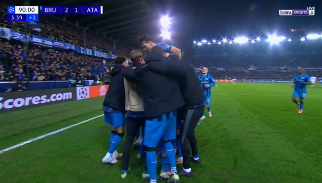 اهداف مباراة اتالانتا وكلوب بروج 1 2 دوري ابطال اوروبا