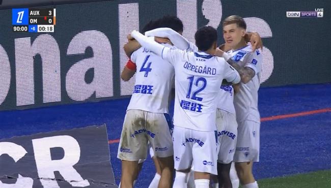 اهداف مباراة مارسيليا واوكسير 0 3 الدوري الفرنسي