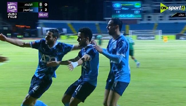 هدف مصطفي فتحي في مرمي الاتحاد السكندري بالدوري المصري