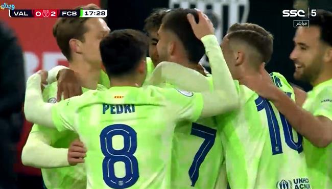 هدف فيران توريس الثاني في مرمي فالنسيا بكأس ملك إسبانيا