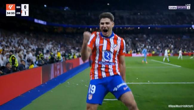 هدف جوليان ألفاريز في مرمي ريال مدريد بالدوري الاسباني