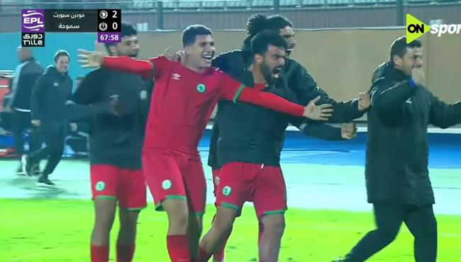 اهداف مباراة مودرن سبورت وسموحة 2 0 الدوري المصري