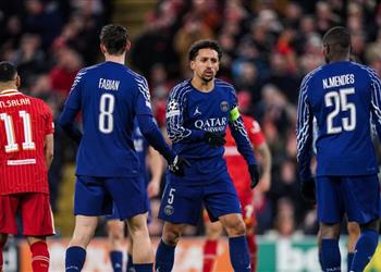 ماركينيوس يقلل من ليفربول بعد تأهل باريس سان جيرمان لـ ربع نهائي دوري أبطال أوروبا