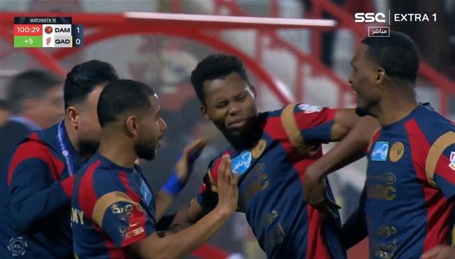 هدف فوز ضمك القاتل علي القادسية 1 0 الدوري السعودي