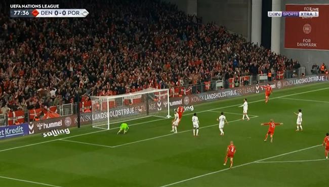 هدف فوز الدنمارك علي البرتغال 1 0 دوري الامم الاوروبية