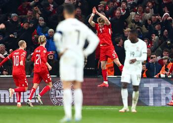 سخرية أم شيء آخر هويلوند يوضح سر احتفاله المثير أمام رونالدو في مباراة البرتغال والدنمارك