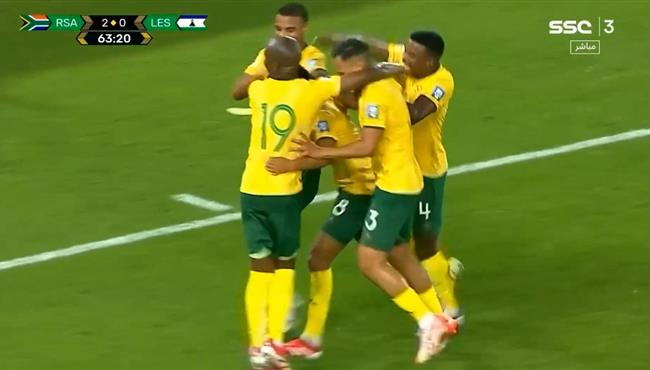 اهداف جنوب افريقيا وليسوتو 2 0 تصفيات كاس العالم