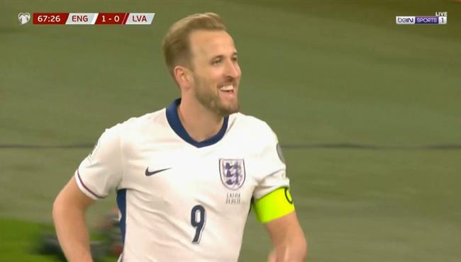 هدف هاري كين في مرمي لاتفيا بتصفيات كاس العالم