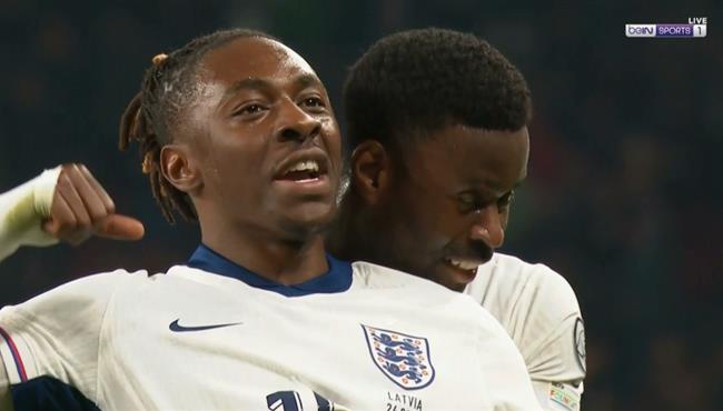 هدف انجلترا الثالث في مرمي لاتفيا بتصفيات كاس العالم